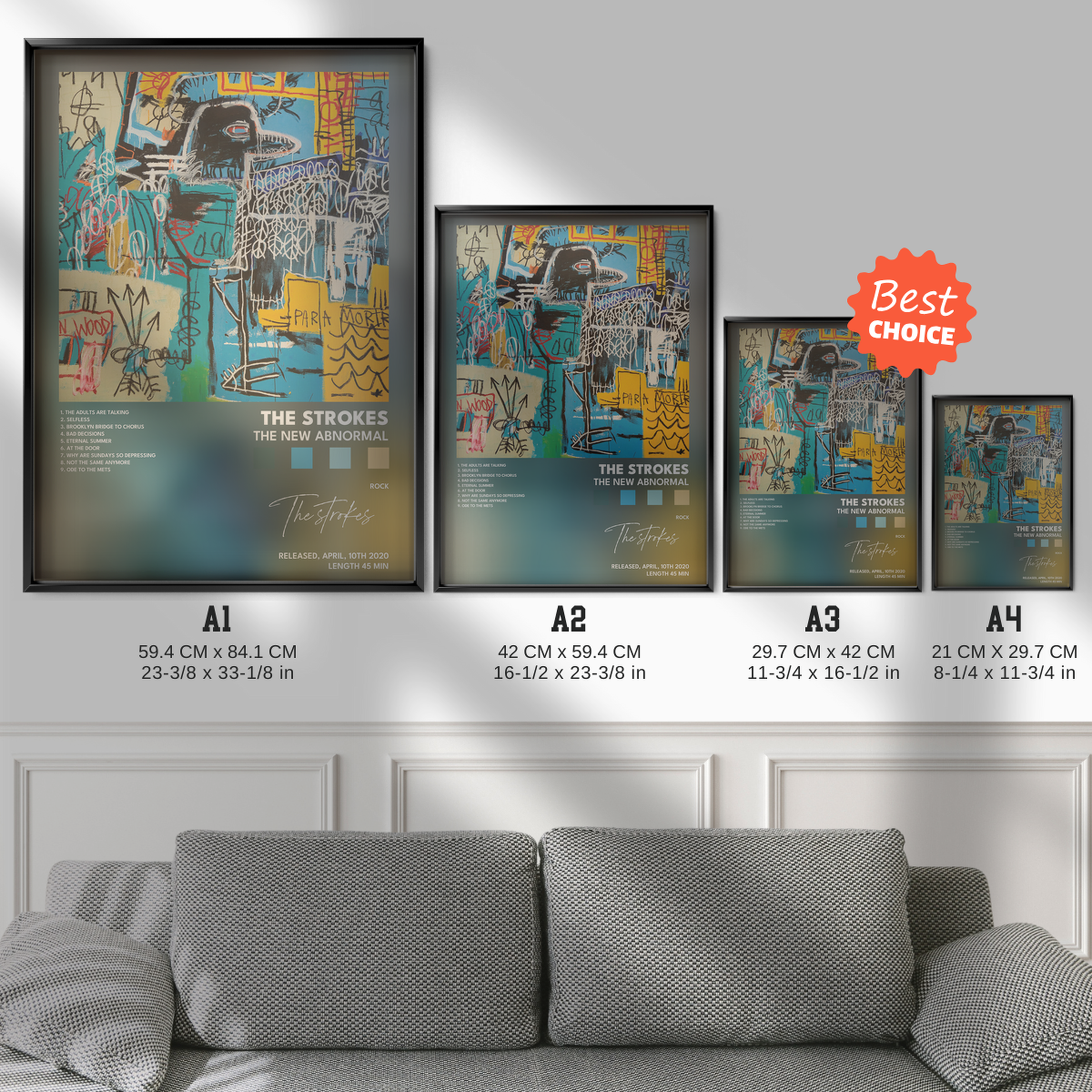 the strokes The New Abnormal poster
