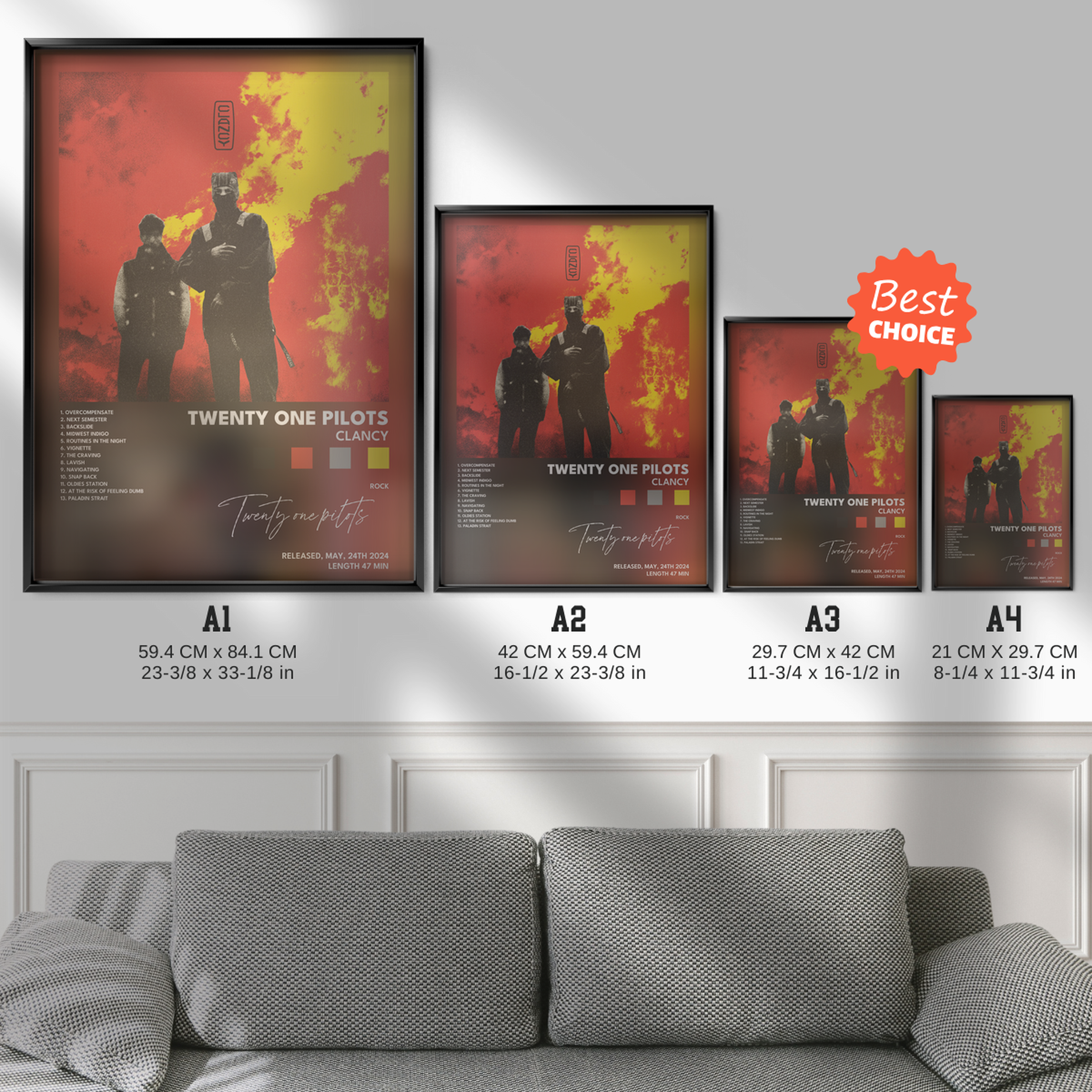 twenty one pilots Clancy poster