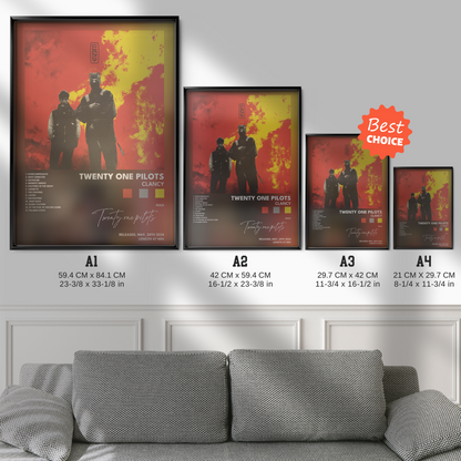 twenty one pilots Clancy poster