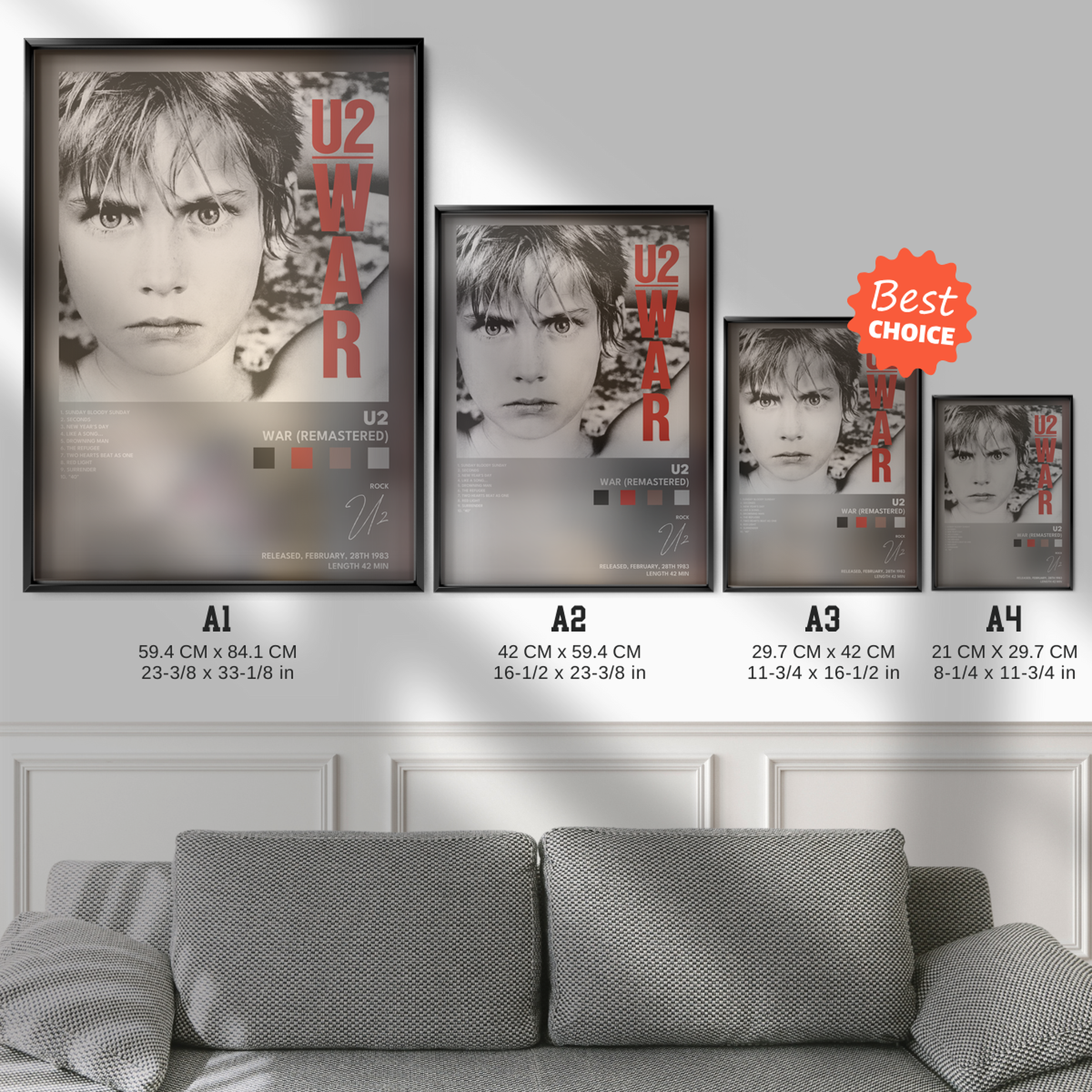 u2 War Remastered poster