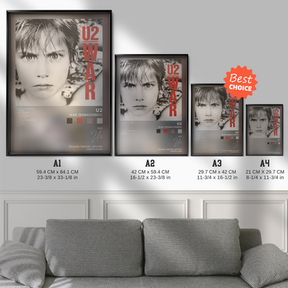 u2 War Remastered poster