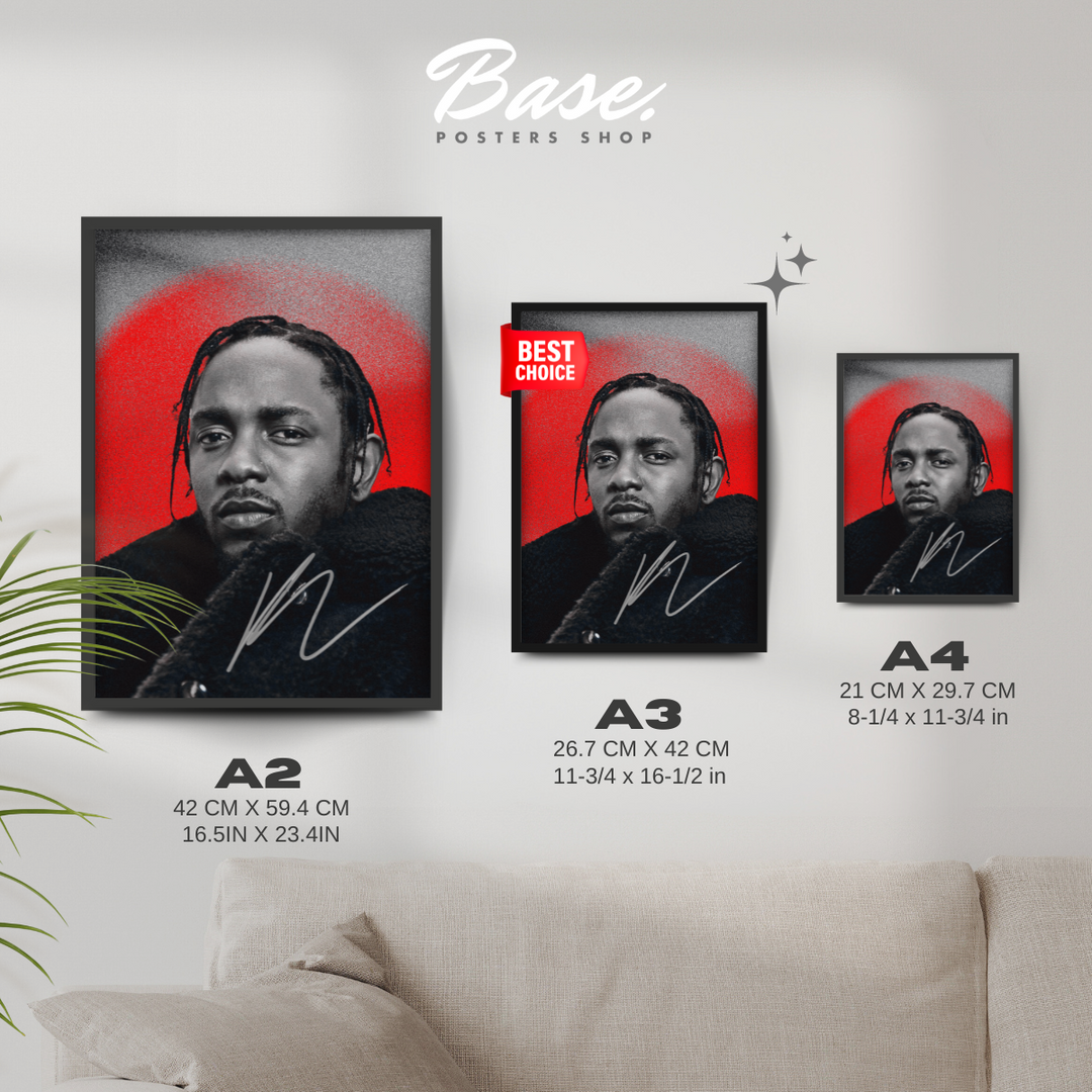 Posters of Kendrick Lamar with Autograph｜Only €11.95 – Posters Base