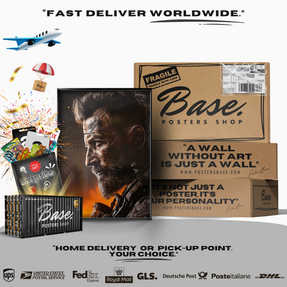 Call Of Duty – Bearded Soldier In Flames