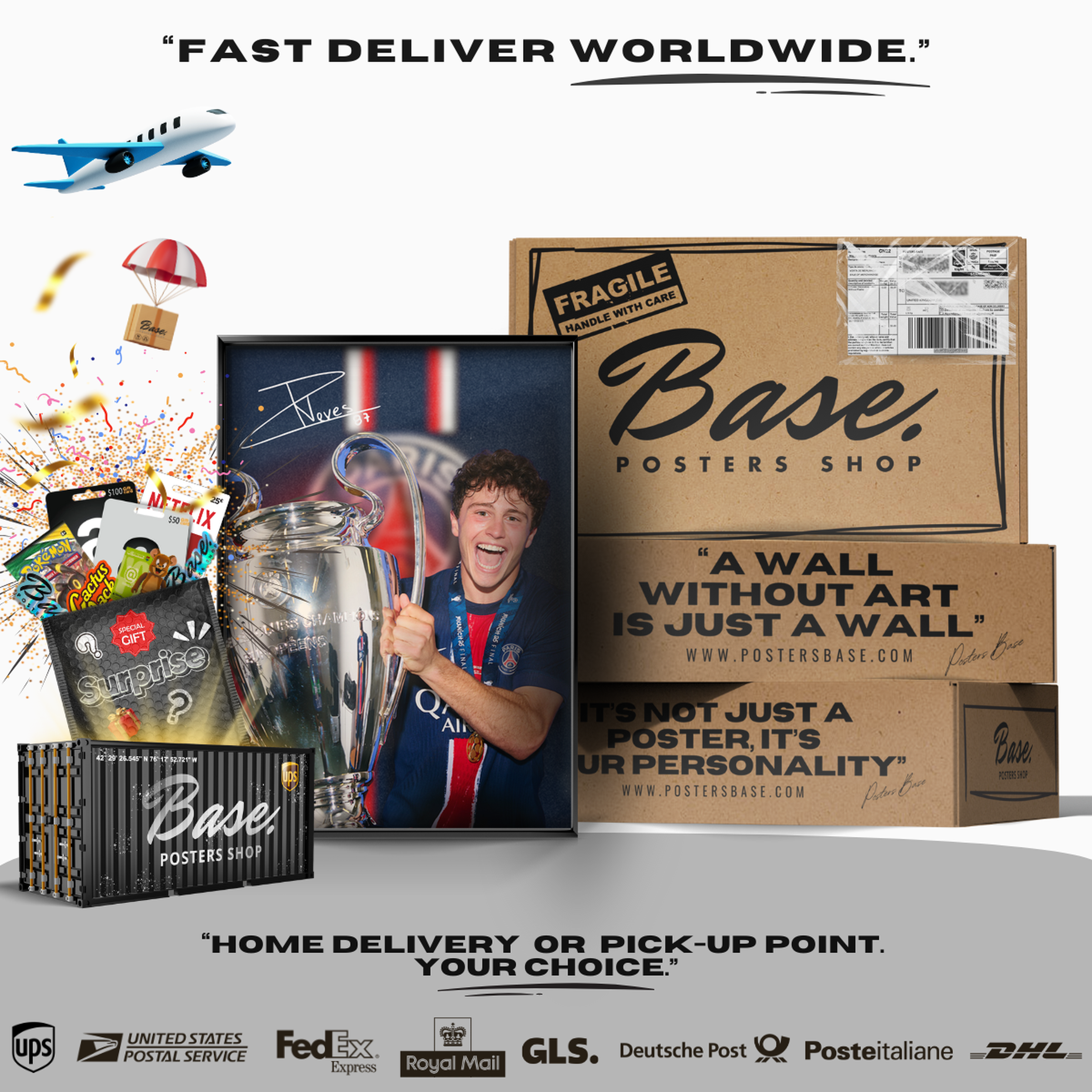 Joao Neves Champions League 2025 Trophy