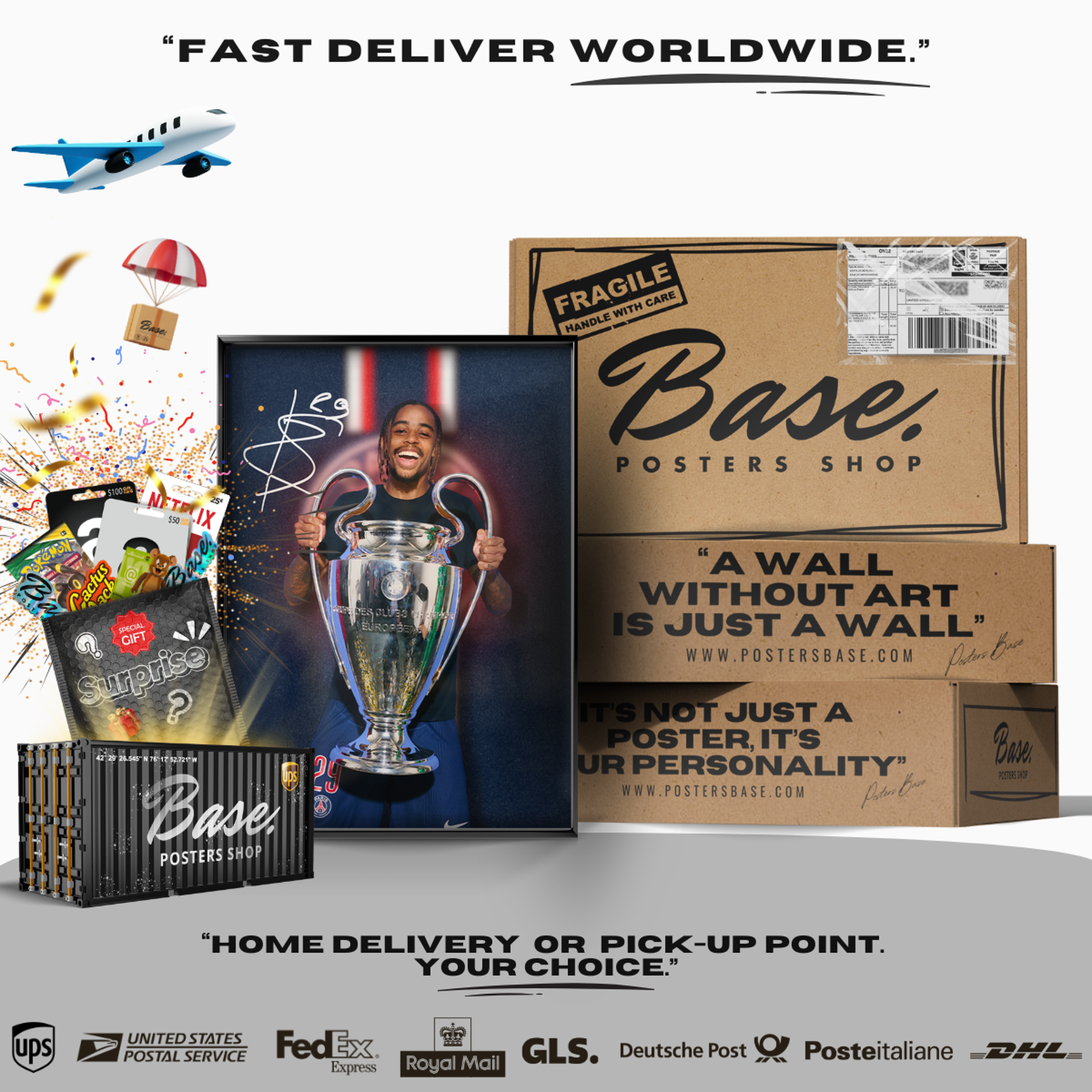 Barcola Champions League Trophy