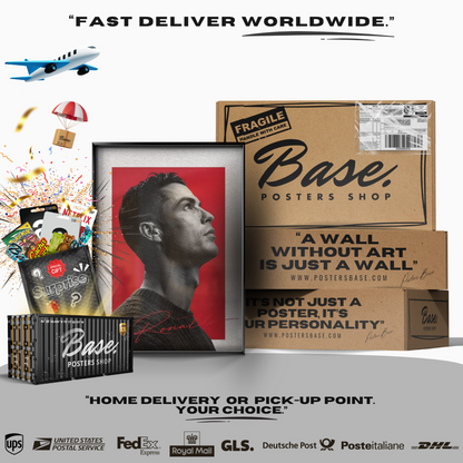 Cristiano Ronaldo - Profile Portrait Poster