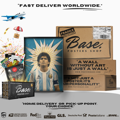 Diego Maradona - Argentina Halo Poster