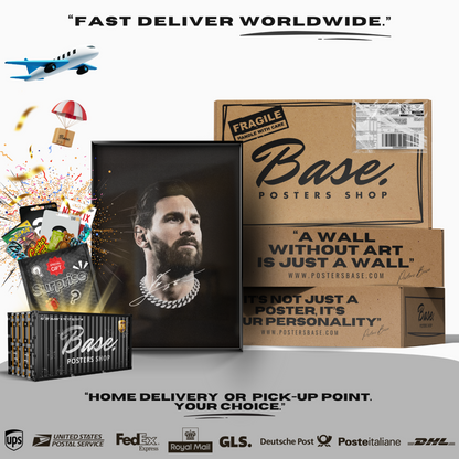Lionel Messi - Chain Portrait Poster