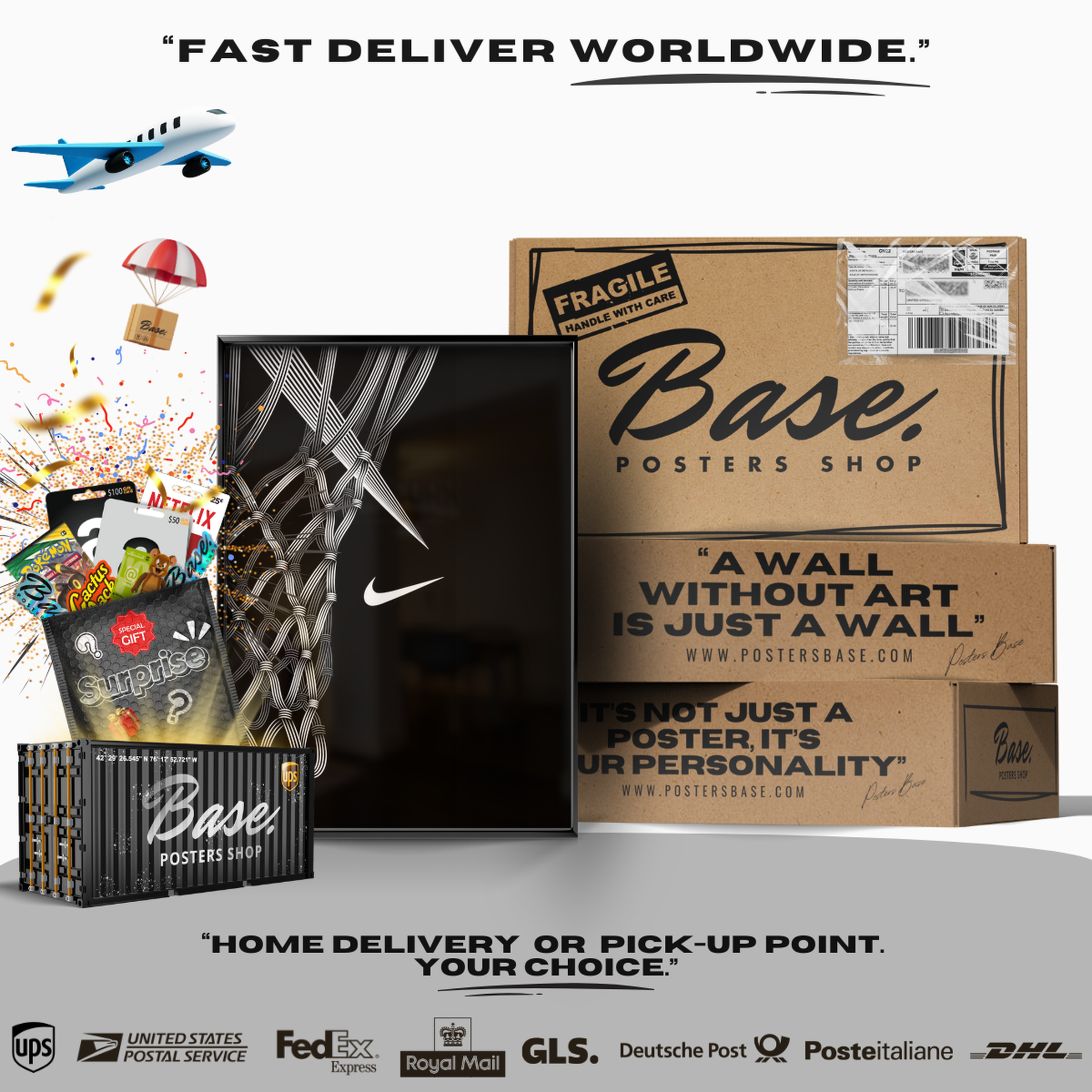 Nike Hoop Net Abstract Lines (black)