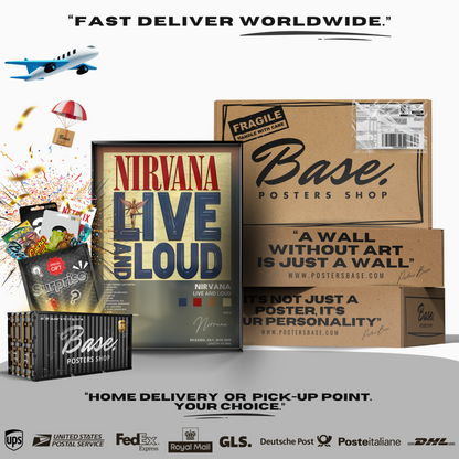 nirvana Live And Loud poster