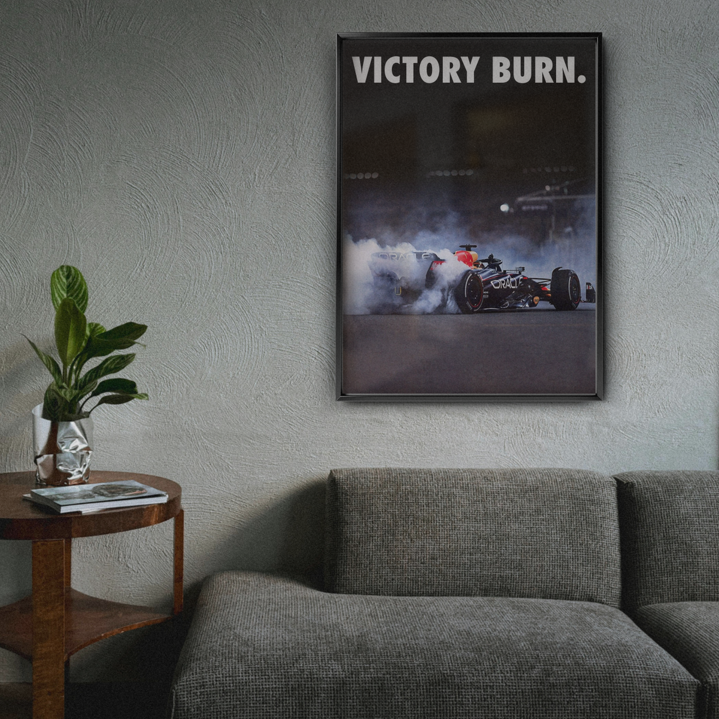 Max Verstappen 'victory Burn'