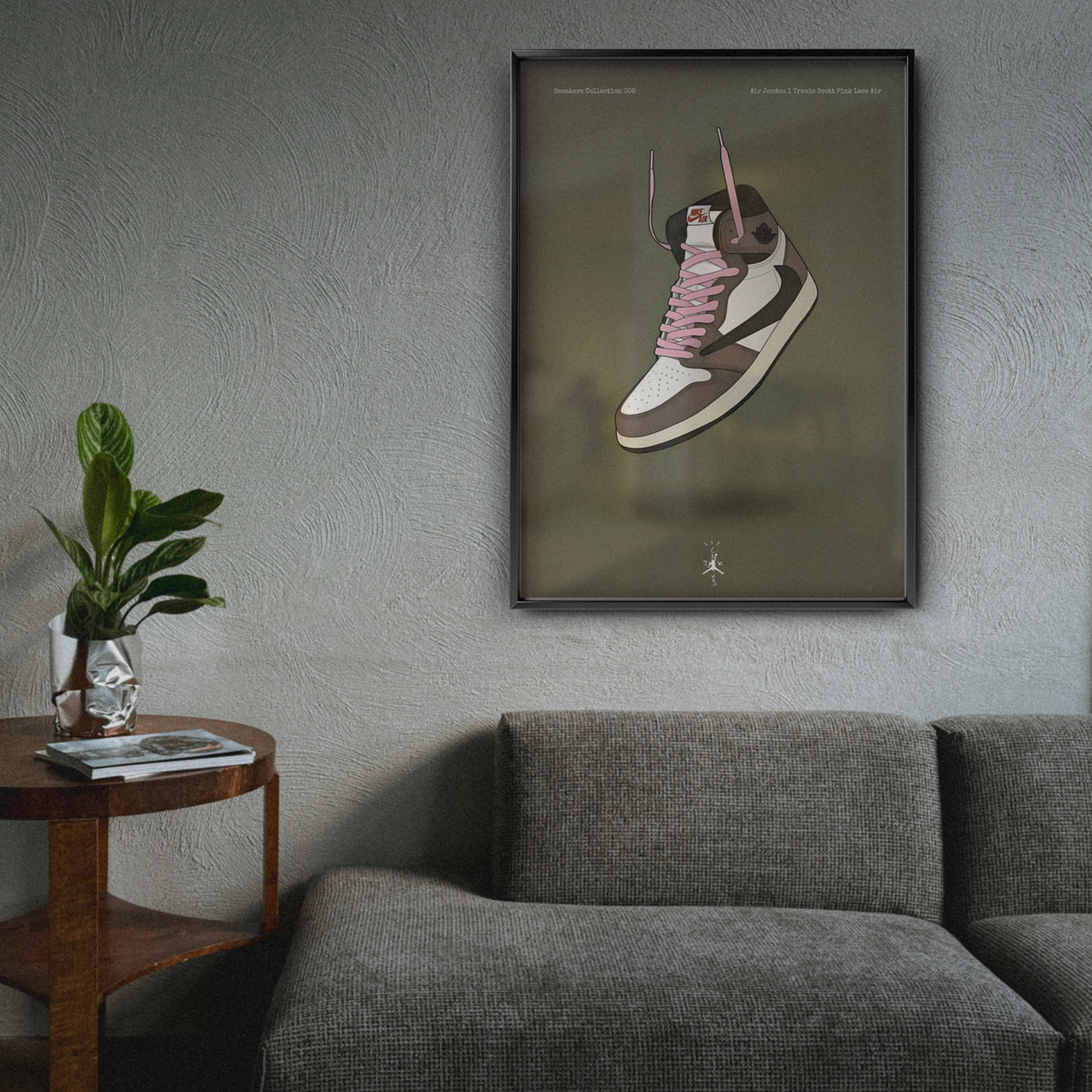 Air Jordan 1 Travis Scott Pink Lace Air