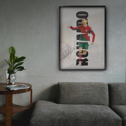 Cristiano Ronaldo - Portugal Number 7 Poster
