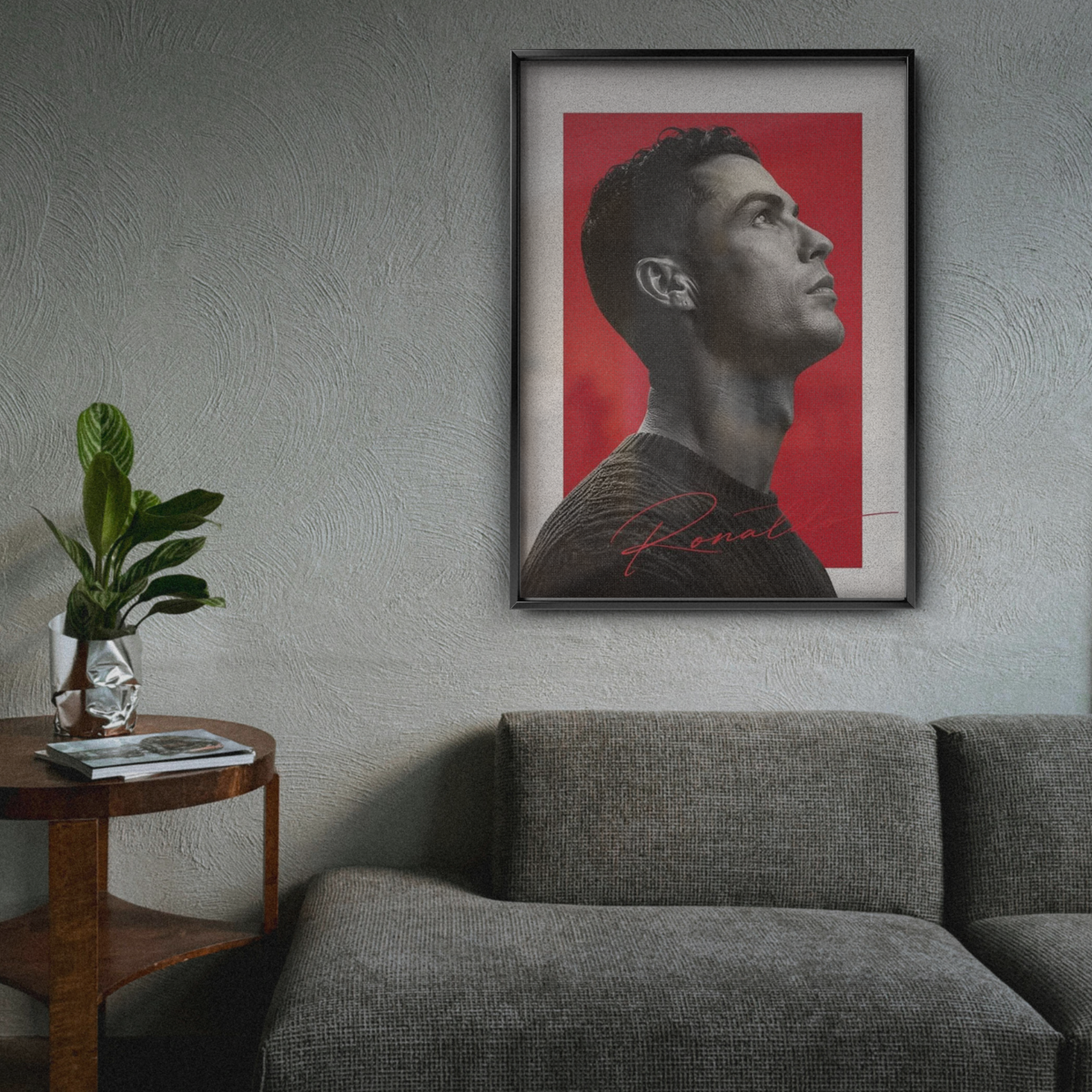 Cristiano Ronaldo - Profile Portrait Poster