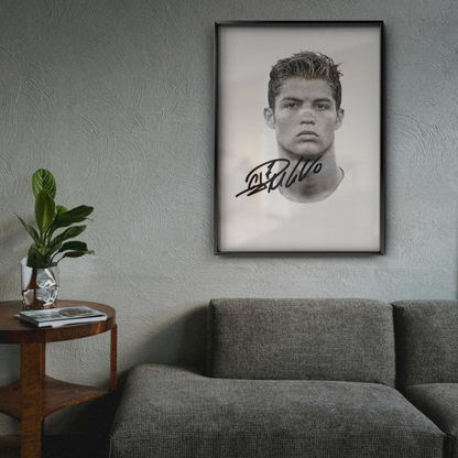 Cristiano Ronaldo - Young Legend Signature Poster