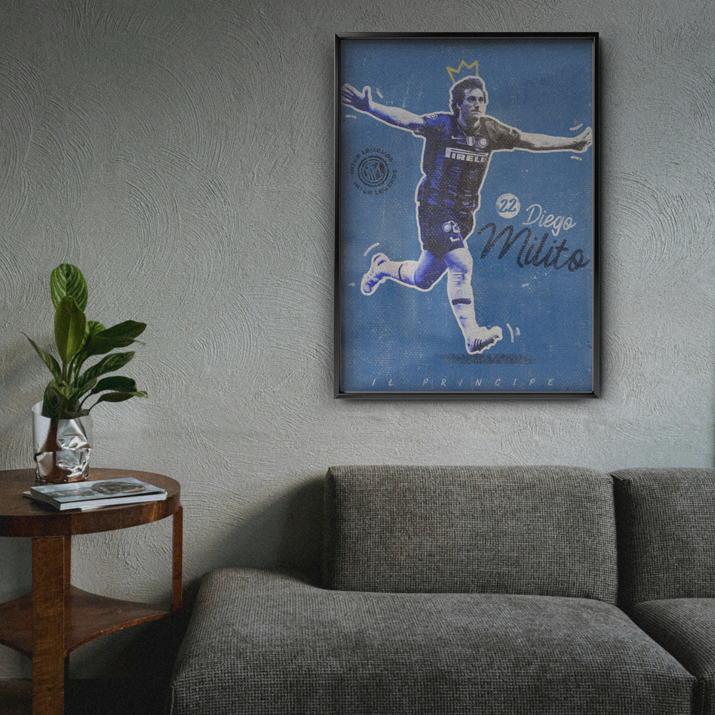 Diego Milito - Inter Milan Il Principe Poster