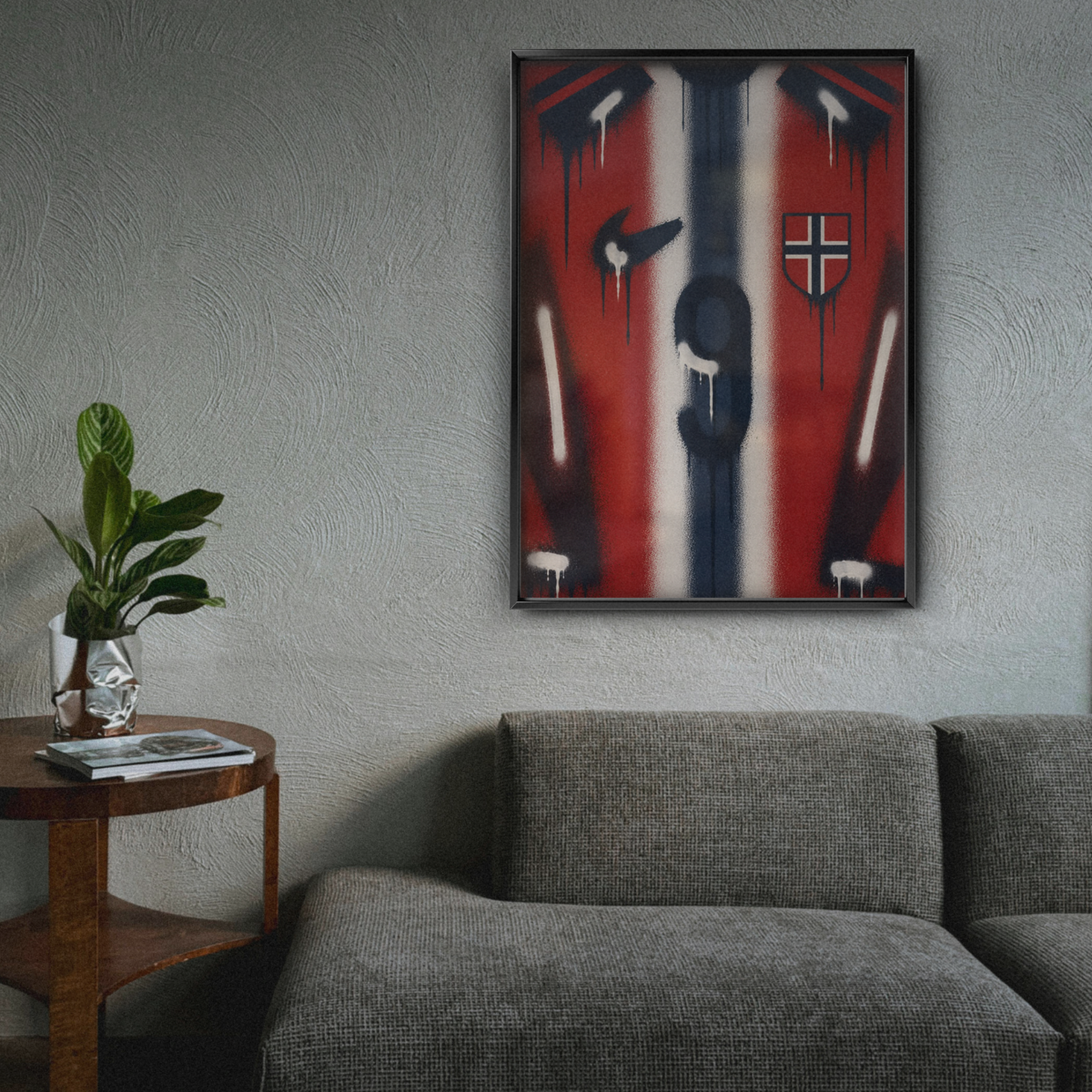 Erling Haaland - Norway Number 9 Poster