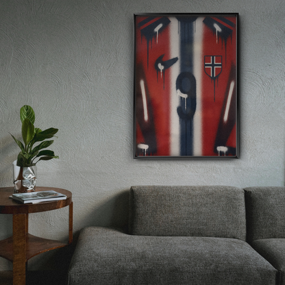 Erling Haaland - Norway Number 9 Poster