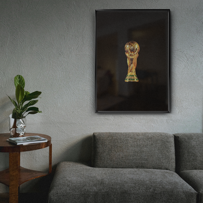 FIFA World Cup Trophy - Gold Poster
