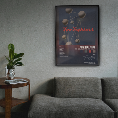 foo fighters The Colour And The Shape poster
