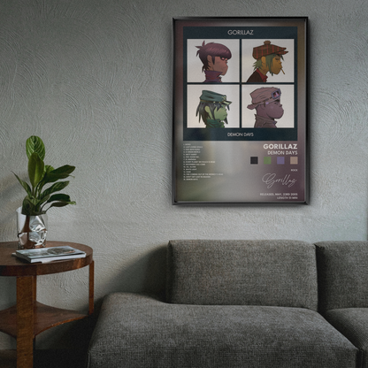 gorillaz Demon Days poster
