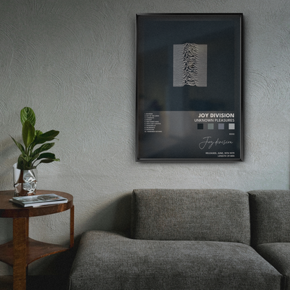 joy division Unknown Pleasures poster
