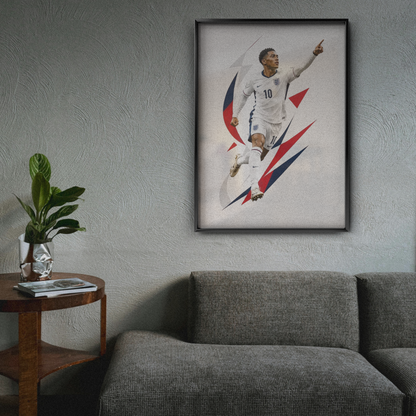 Jude Bellingham - England Number 10 Poster