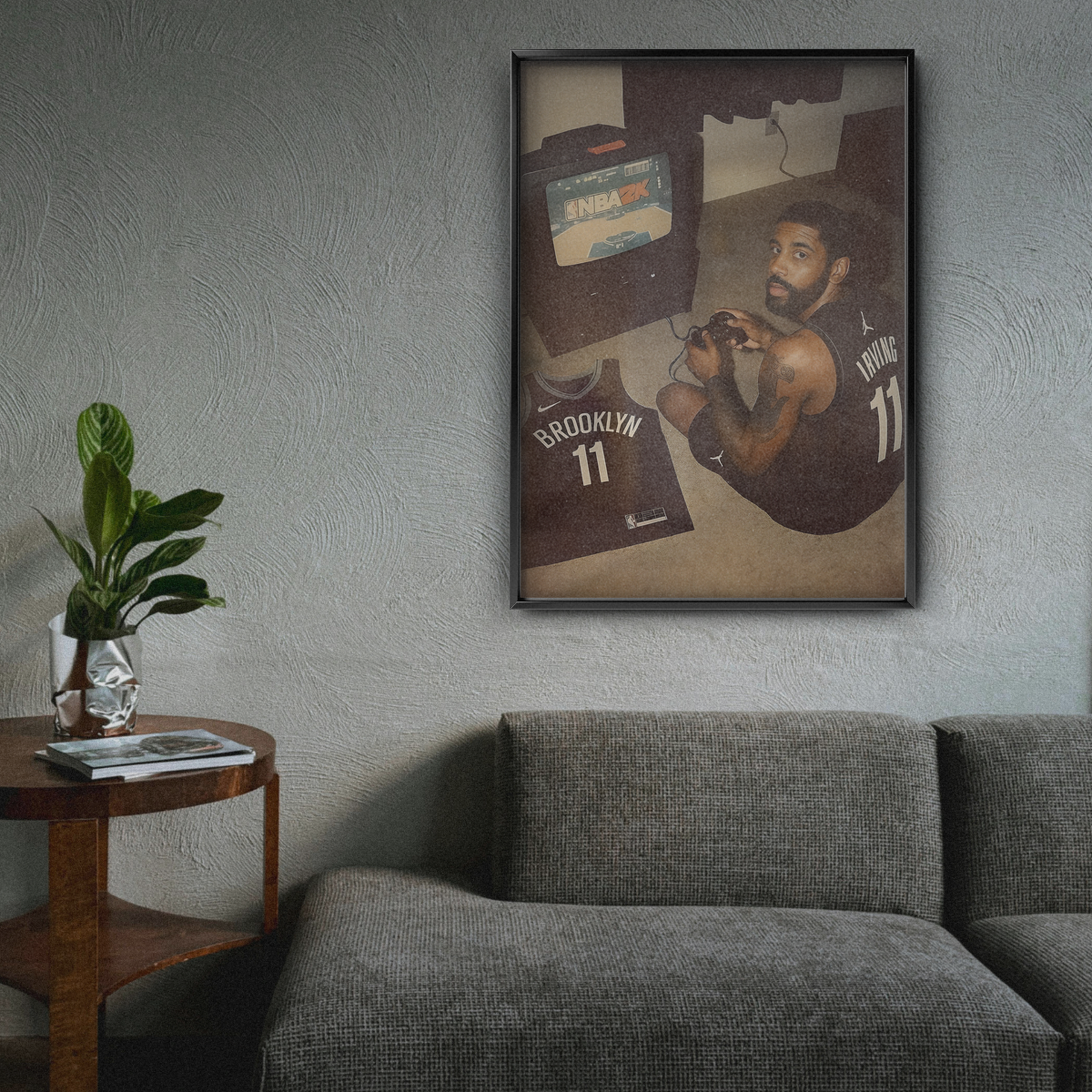 Kyrie Irving Brooklyn Nets Gamer Poster (#11)