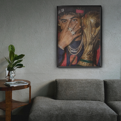 Lamine Yamal - World Cup Trophy Poster