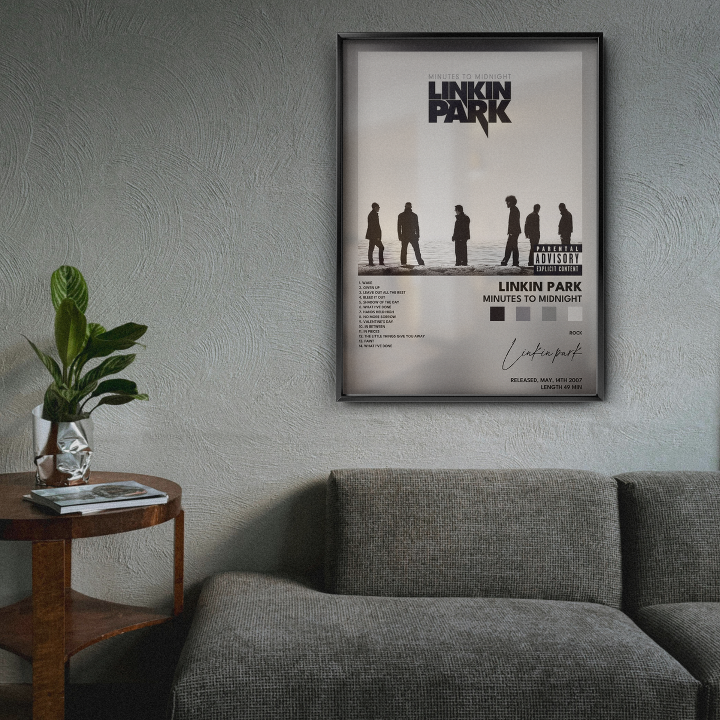 linkin park Minutes to Midnight poster