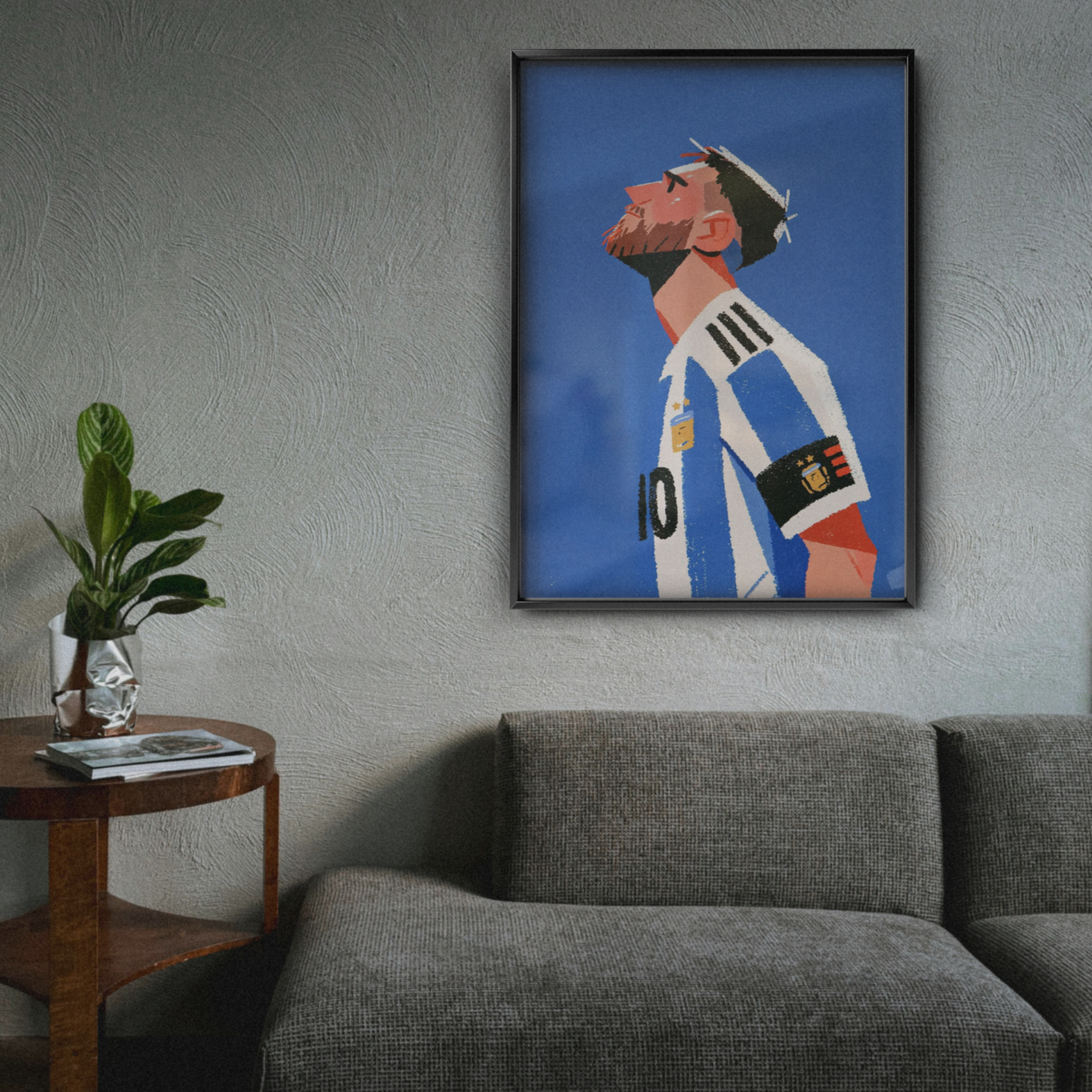 Lionel Messi - Argentina Number 10 Poster
