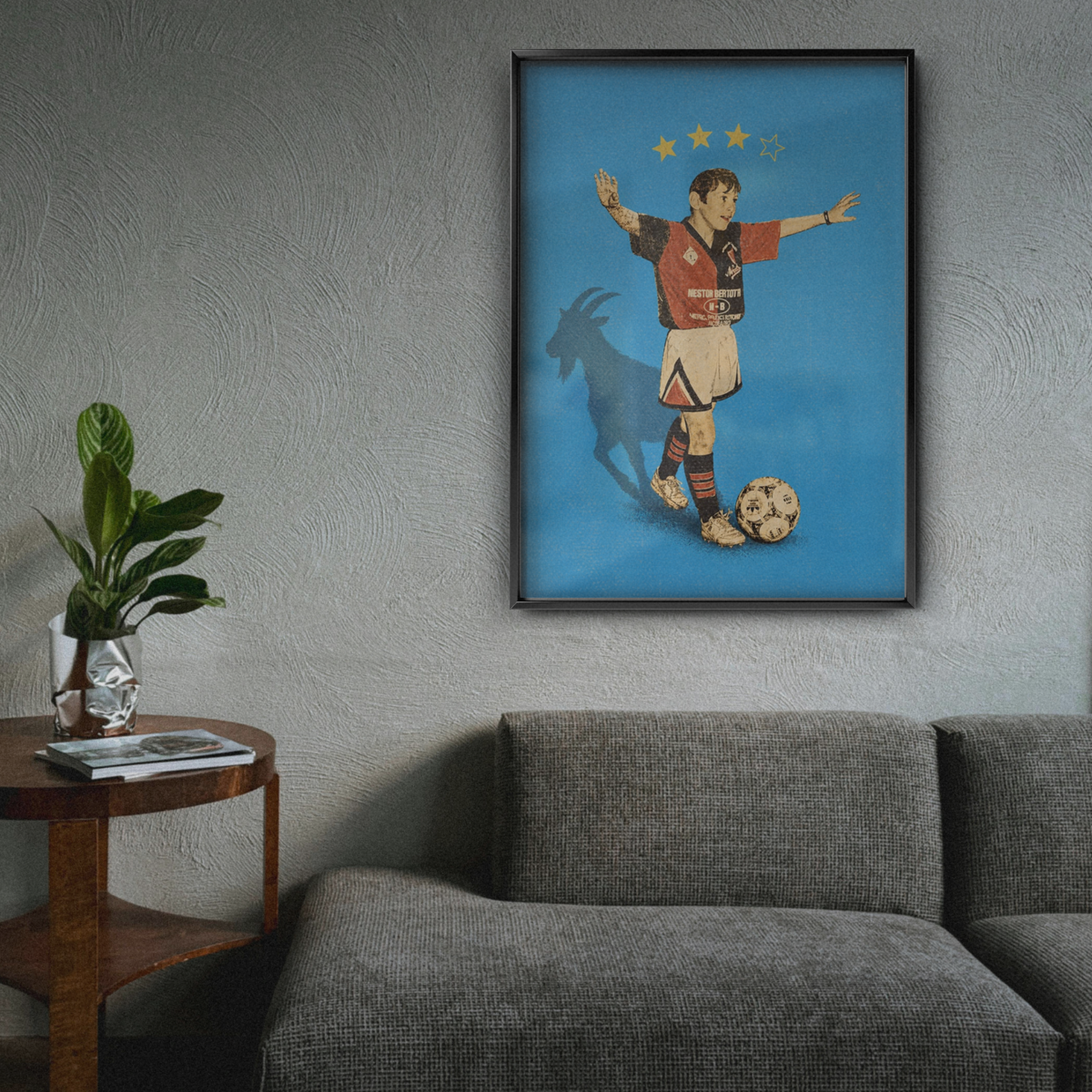 Lionel Messi - Childhood Goat Poster