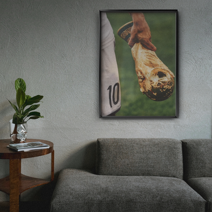 Lionel Messi - World Cup Trophy Poster