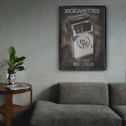 Morgan Wallen 20 Cigarettes Poster