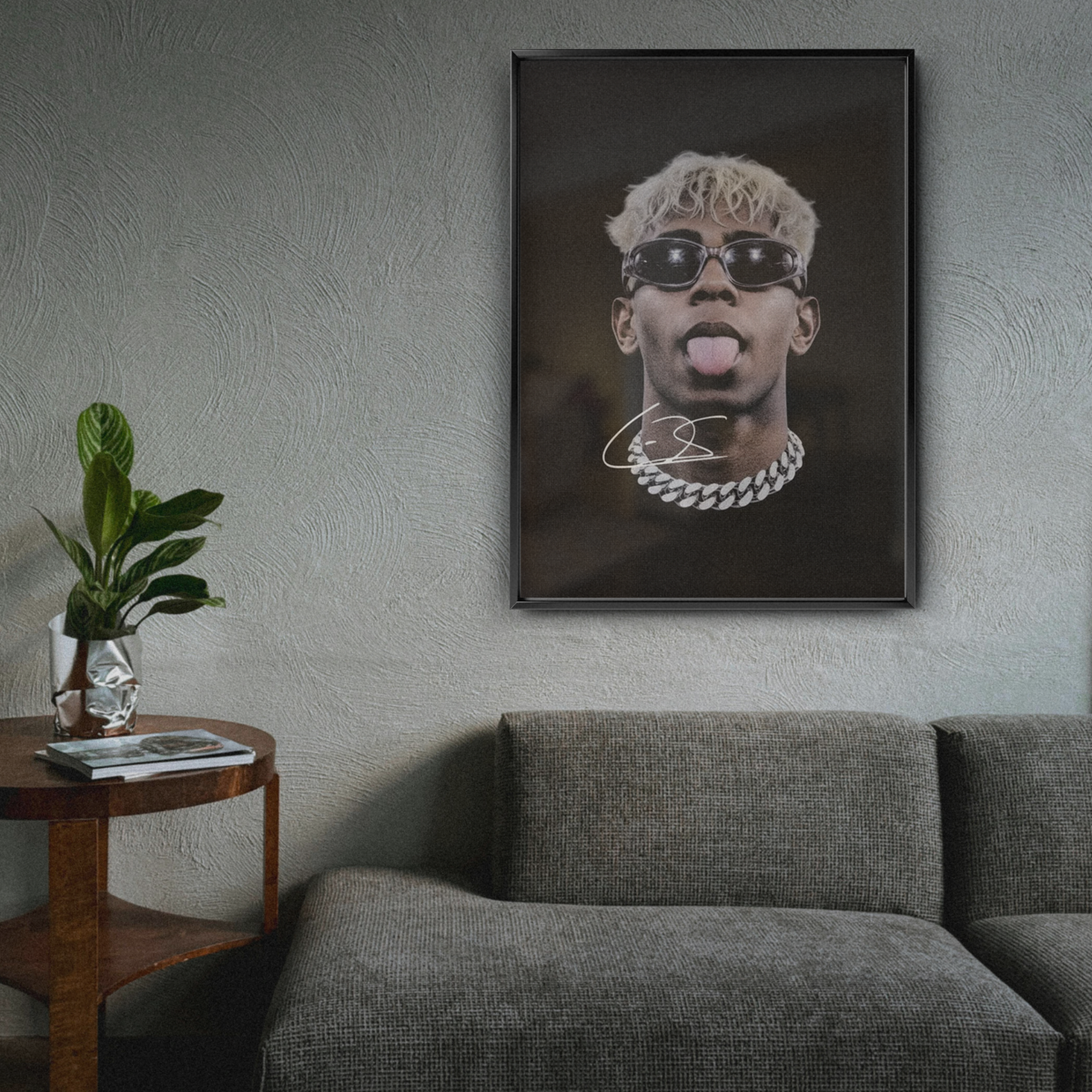 Neymar Jr - Blonde Icon Poster