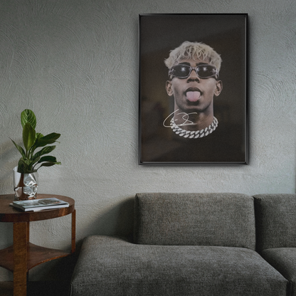 Neymar Jr - Blonde Icon Poster