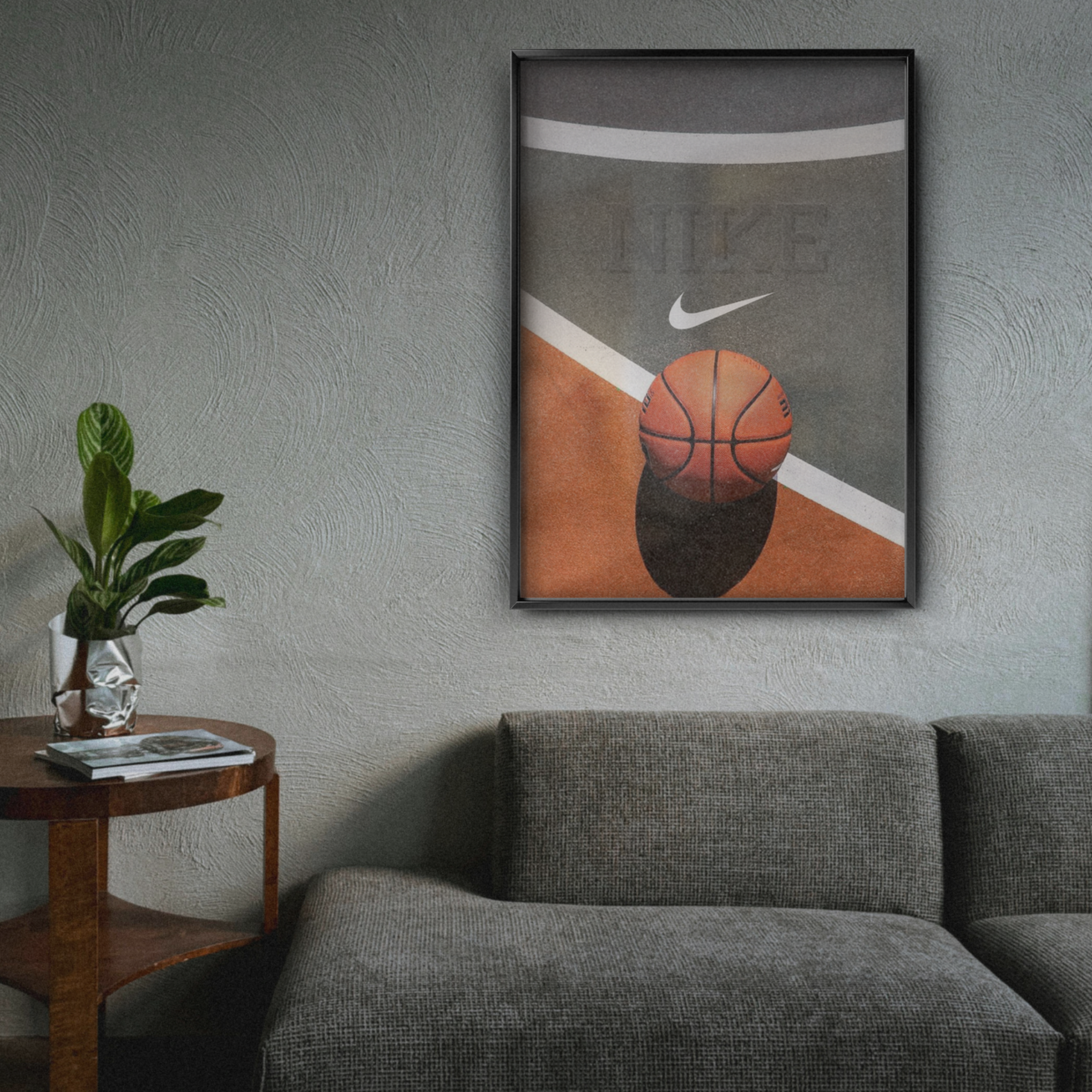 Basketball Minimal Court & Ball