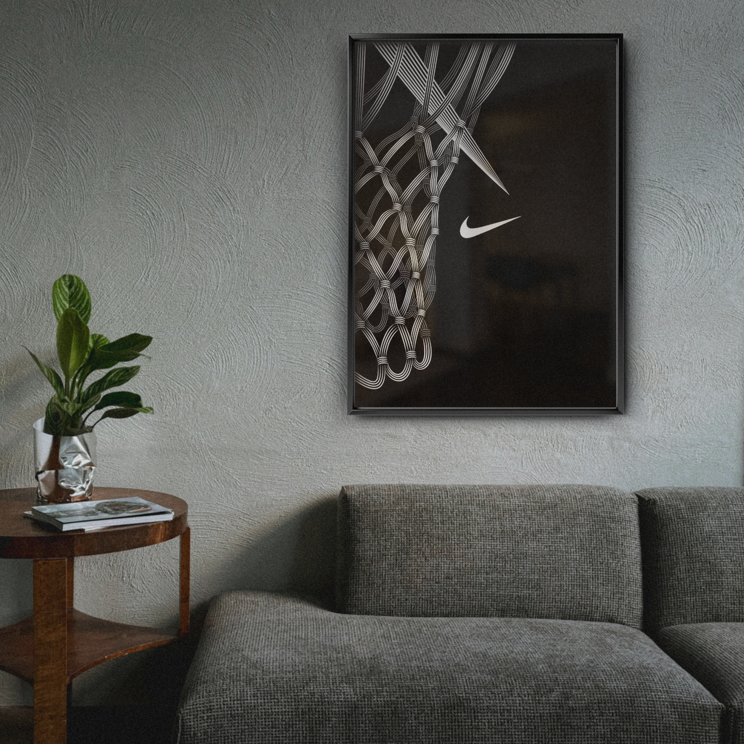 Nike Hoop Net Abstract Lines (black)