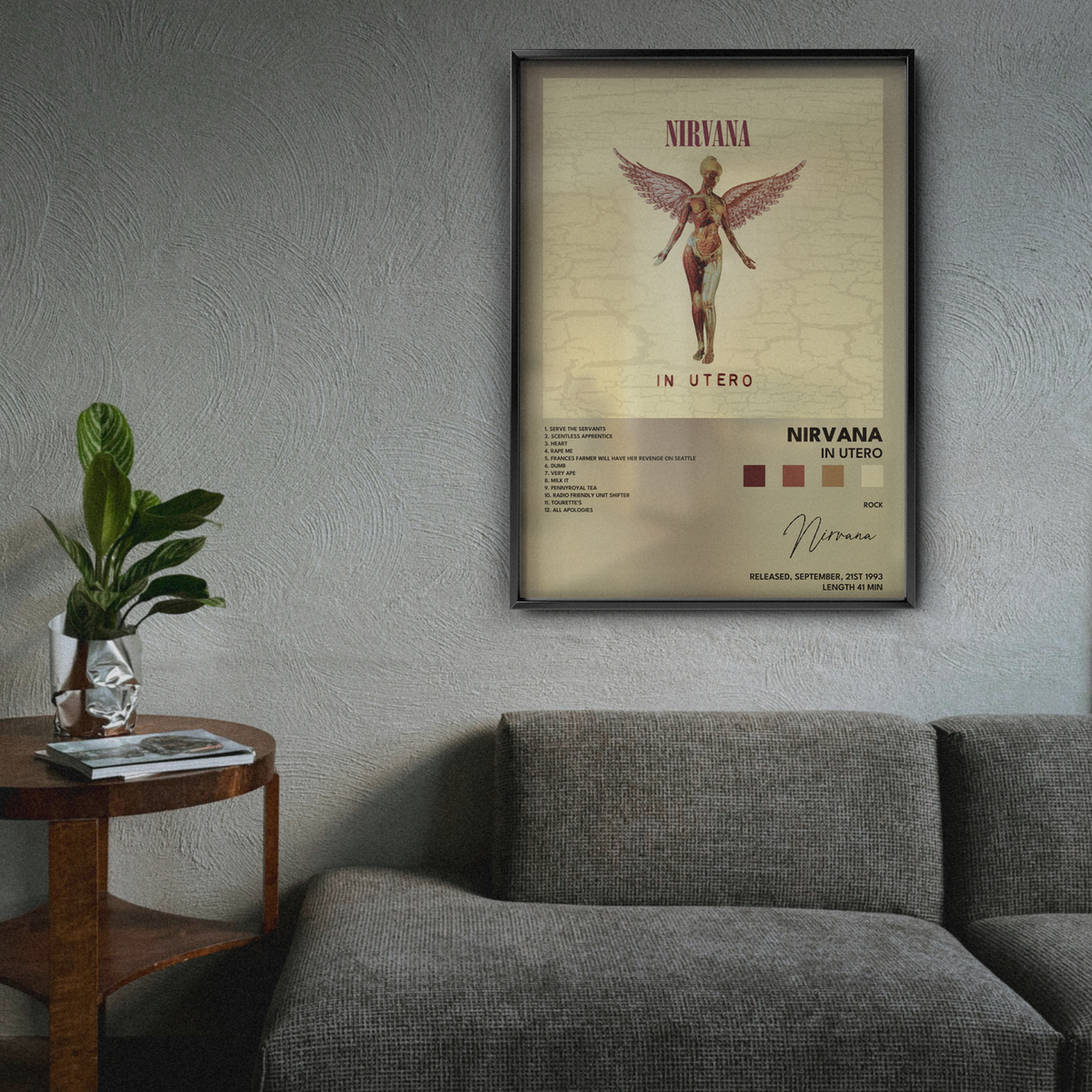 nirvana In Utero poster