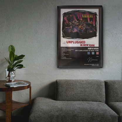 nirvana MTV Unplugged In New York poster