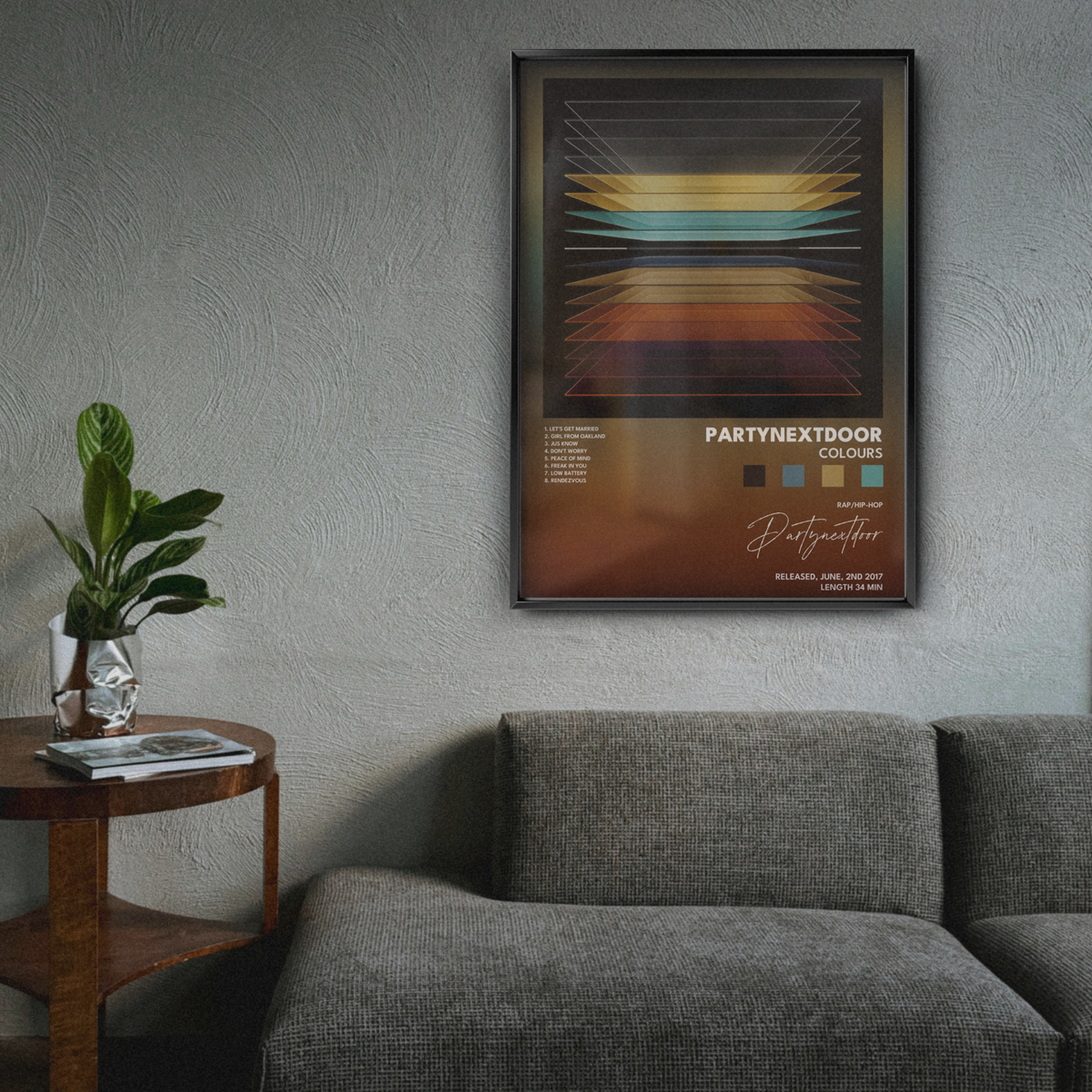 partynextdoor COLOURS poster