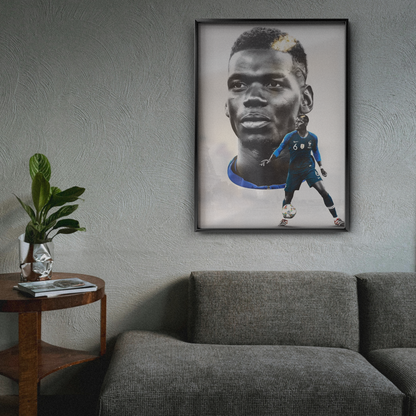 Paul Pogba - Eiffel Tower Poster