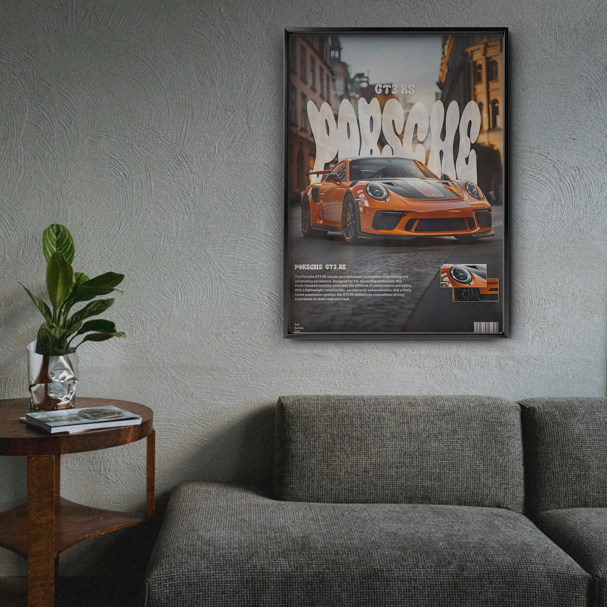 PORSCHE GT3 RS Orange