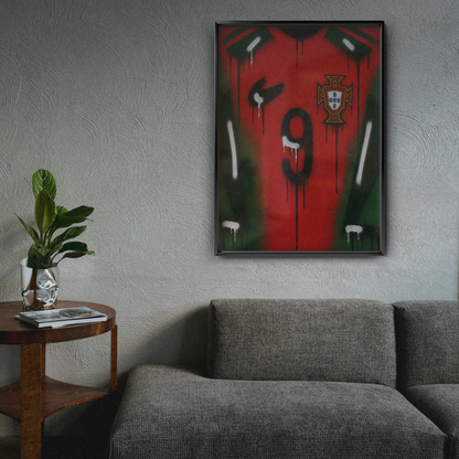 Portugal National Team - Jersey Art Poster