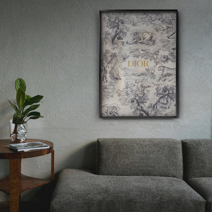 Blue Tapestry Art