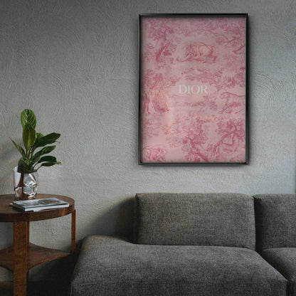 Pink Tapestry Art