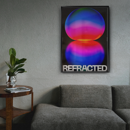 Refracted