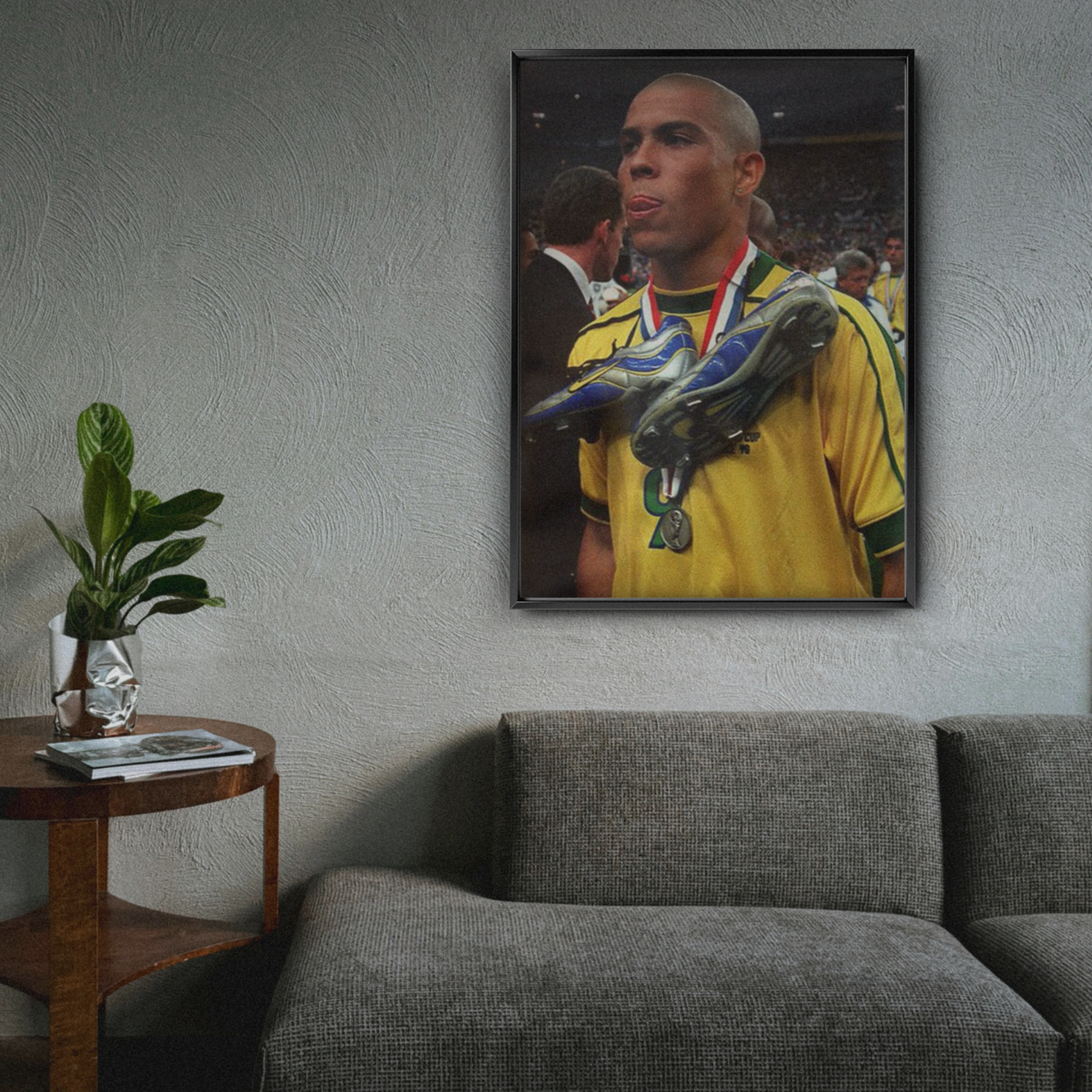 Ronaldo Nazario - Brazil 1998 Poster