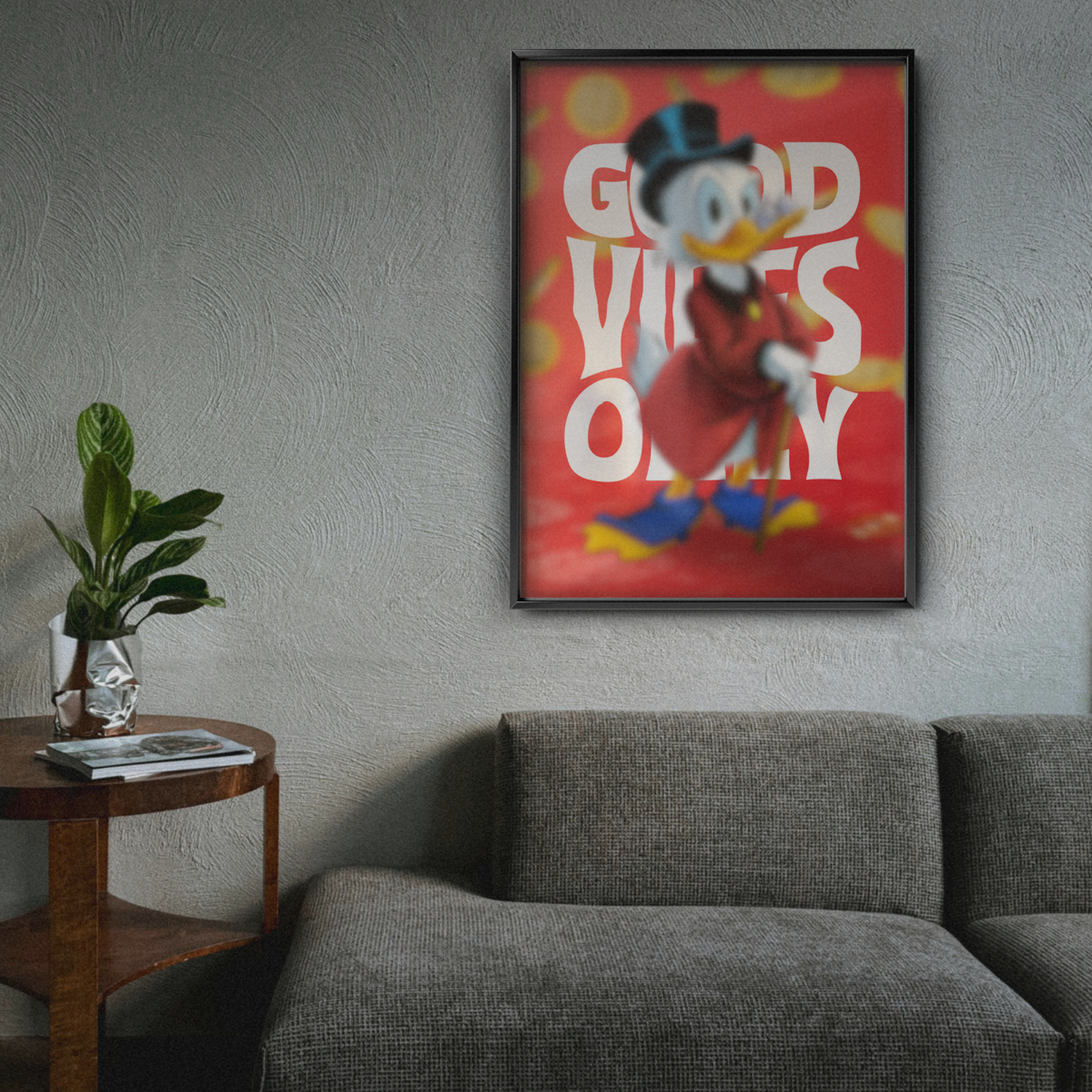 Scrooge McDuck Good Vibes Only