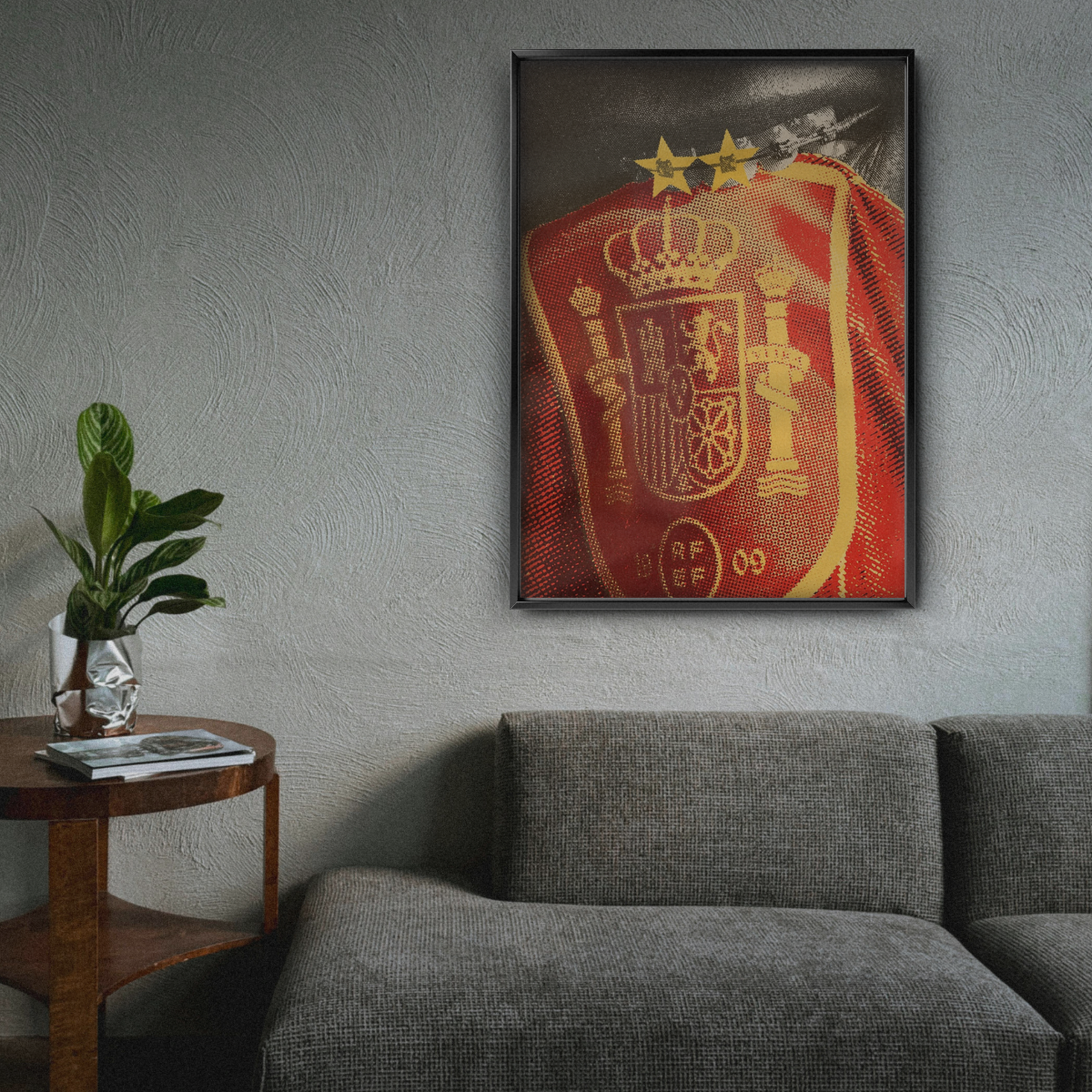 Spain National Team - Crest Close-Up Poster